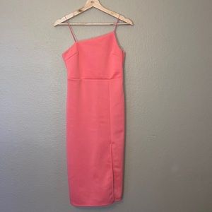 Bright pink cocktail dress